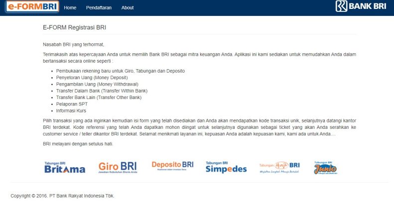 Cara Daftar E Form Bri - SEON Digital Marketing