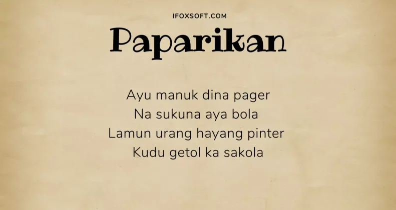 Contoh Paparikan - SEON Digital Marketing