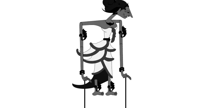 Gambar Wayang Hitam Putih Simple - SEON Digital Marketing