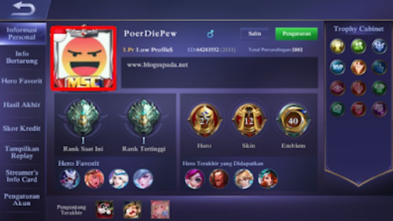 Cara Mengganti Foto Profil Mobile Legend - SEON Digital Marketing