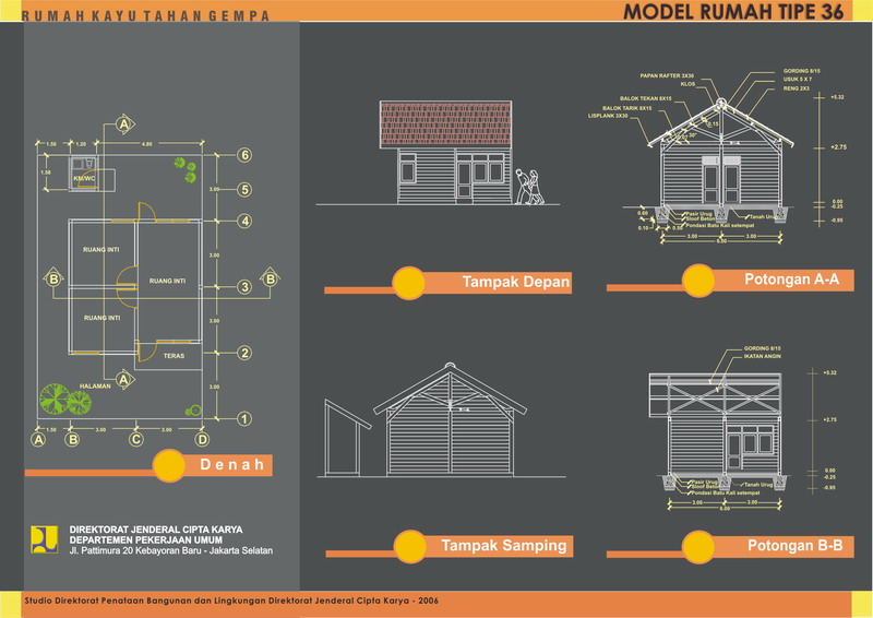 Denah Tampak Potongan Rumah Tinggal Pdf - SEON Digital Marketing