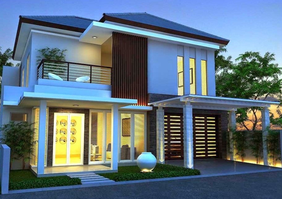 Desain Rumah Mewah Minimalis Modern 2 Lantai - SEON Digital Marketing