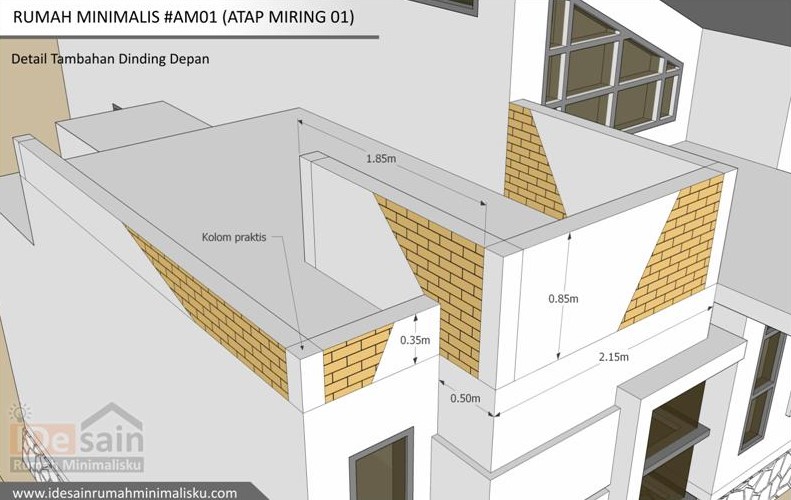 Detail Dinding Depan Tambahan - SEON Digital Marketing