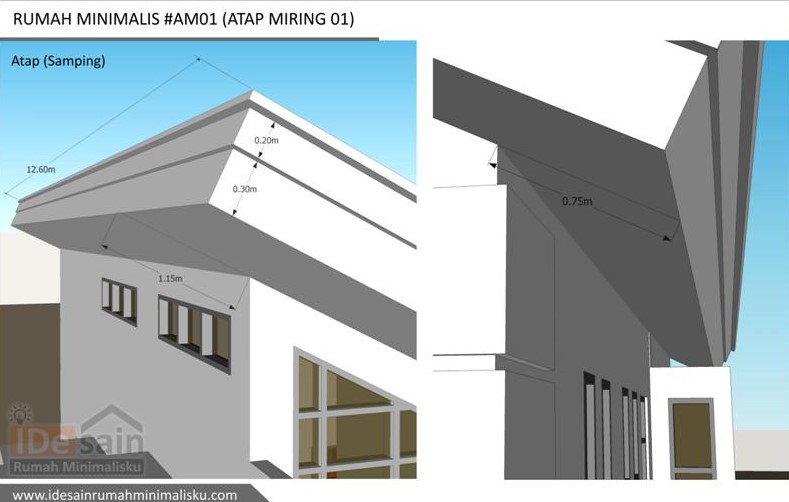 Gambar Kerja Atap Samping - SEON Digital Marketing