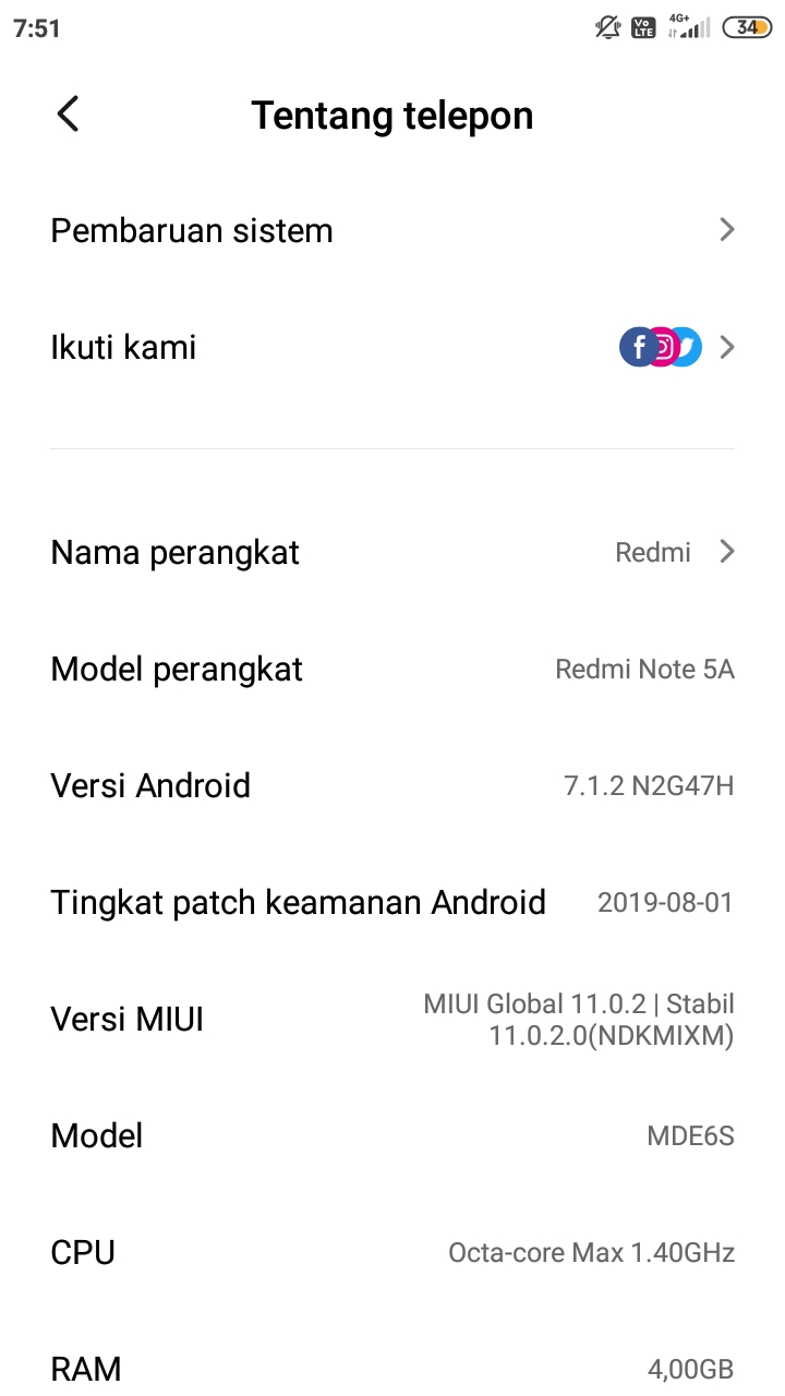 Review Miui 11 Di Redmi Note 5a Prime - SEON Digital Marketing