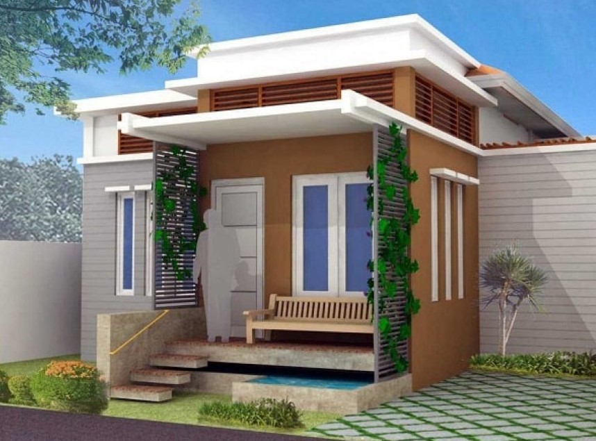 Warna Cat Rumah Minimalis Tampak Depan 2020 - SEON Digital Marketing